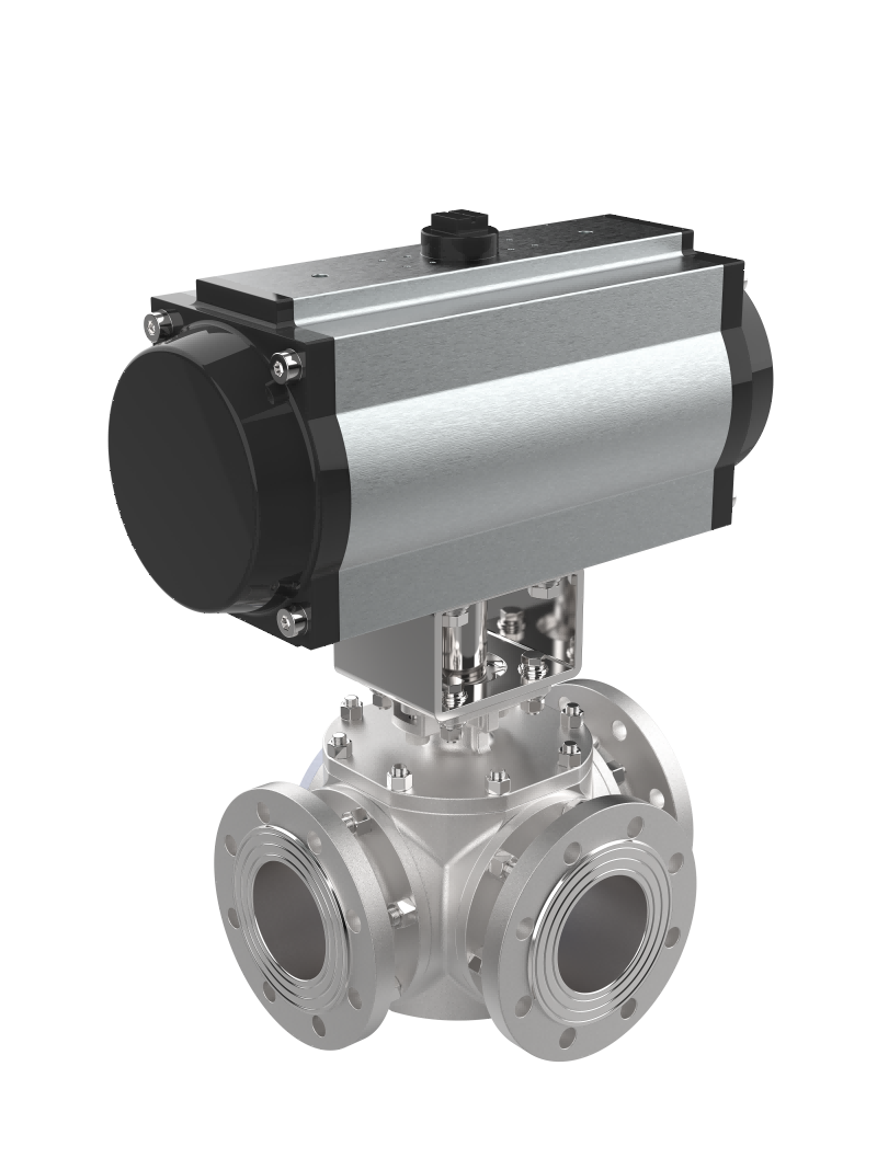 气（电）动三通球阀样本